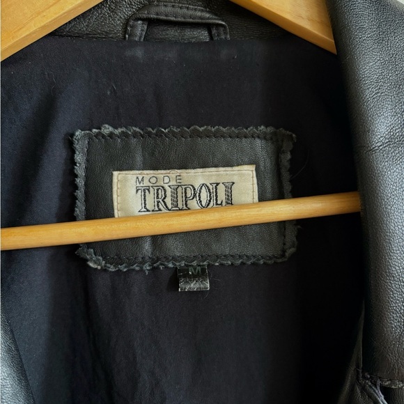 Vintage Mode Tripoli 100% Leather Jacket – Size M - Picture 6 of 7
